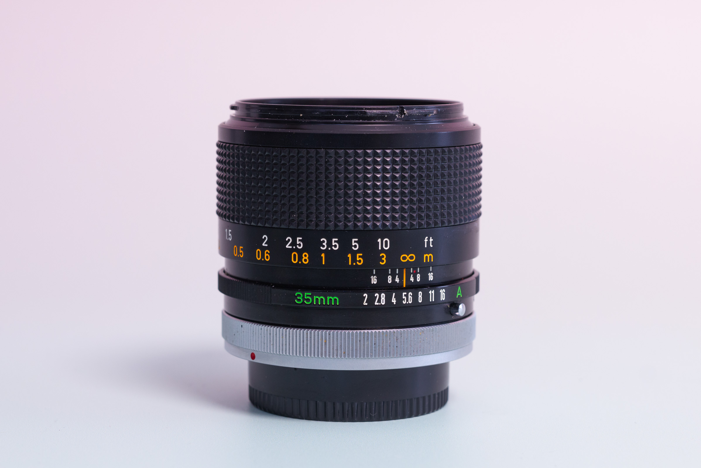 Canon lens FD 35mm f/2 S.S.C. Concave – Camera Revival