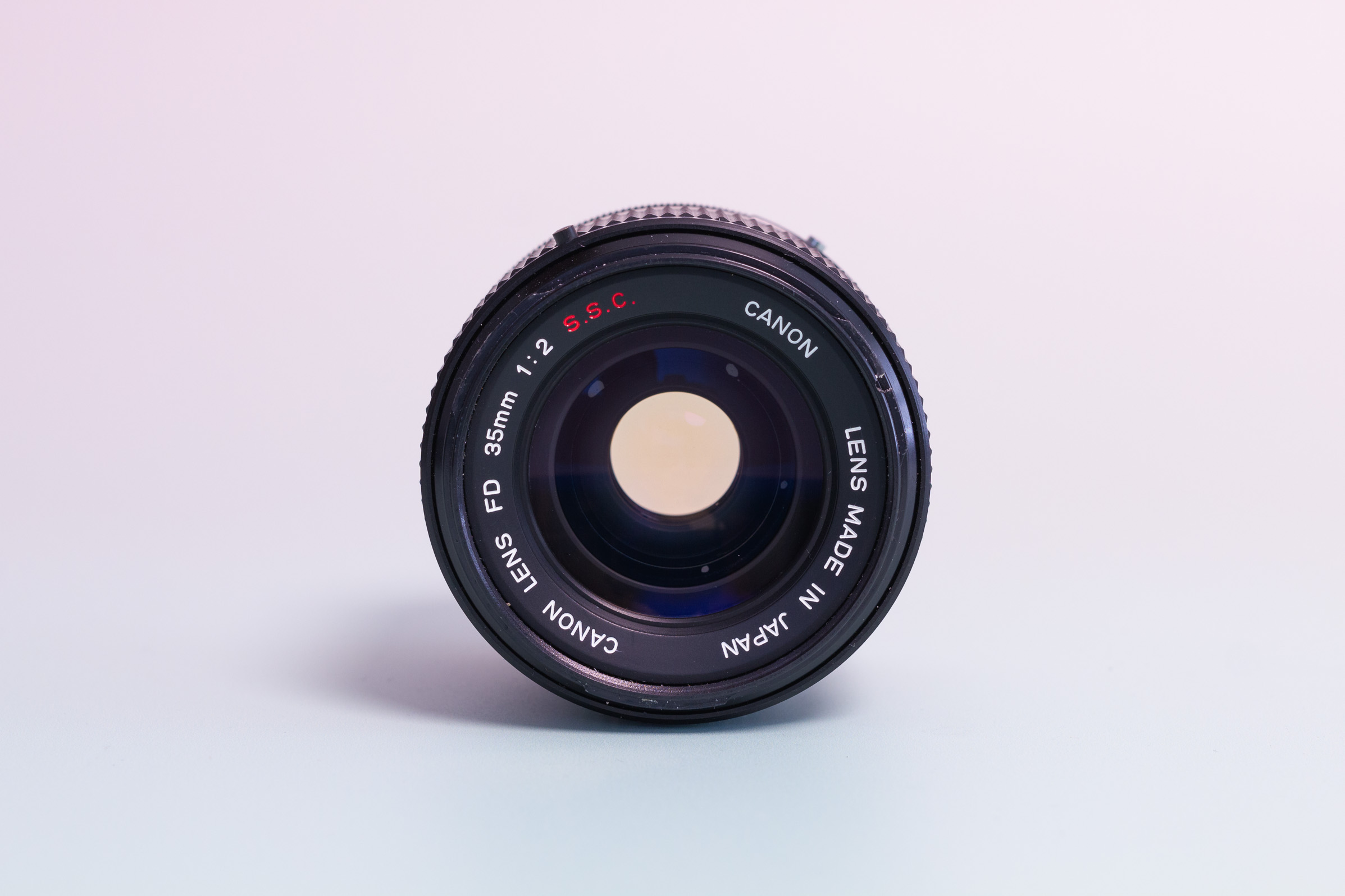 Canon lens FD 35mm f/2 S.S.C. Concave – Camera Revival