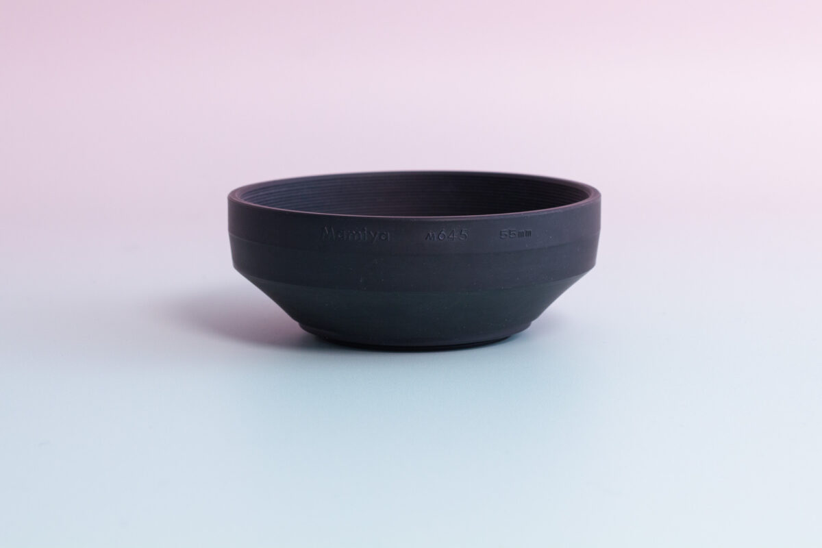 Mamiya m645 rubber lens hood 55mm