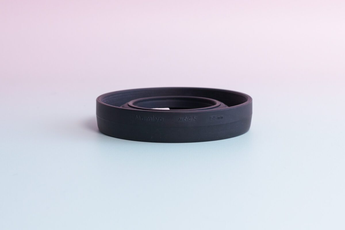 Mamiya m645 rubber lens hood 55mm